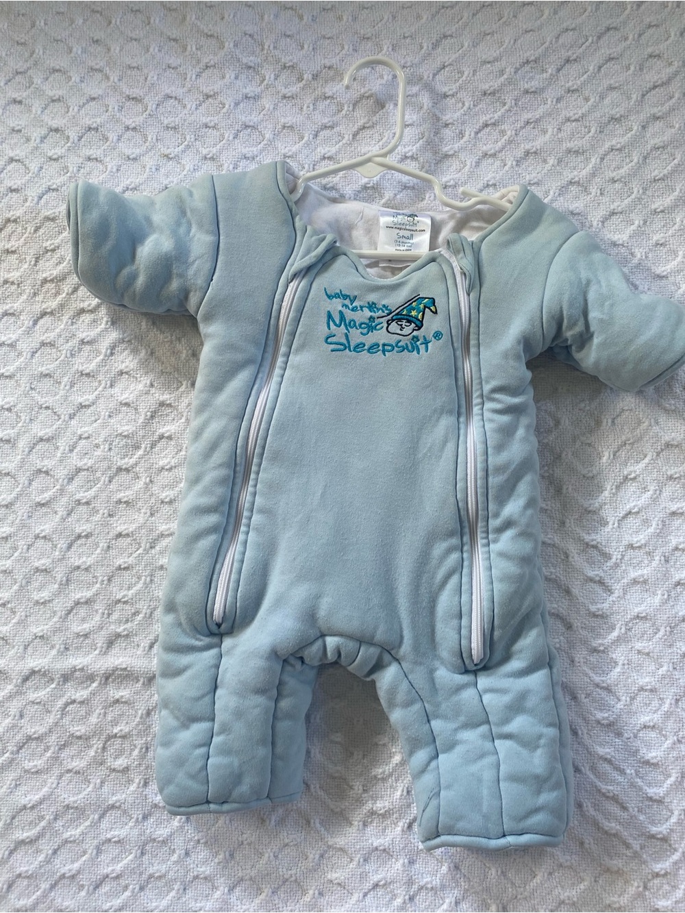 Magic Merlin Sleepsuit Blue Small 3-6 months, 12-18 lbs